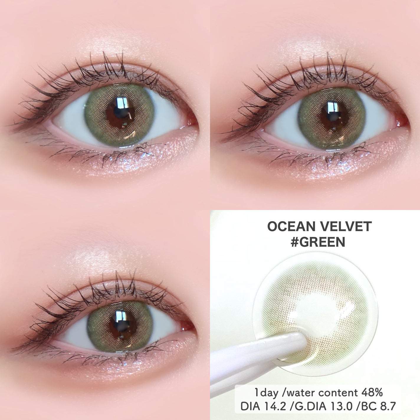 オーシャンベルベット 1day/OLENS/カラーコンタクトレンズを使ったクチコミ(5枚目)