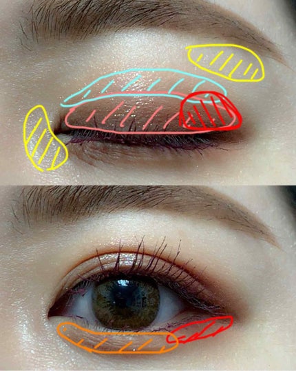 パーフェクトマルチアイズ/キャンメイク/アイシャドウパレットを使ったクチコミ(4枚目)