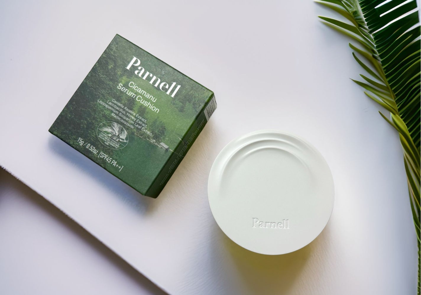 シカマヌ セラム クッションファンデ/parnell/クッションファンデーションを使ったクチコミ(1枚目)