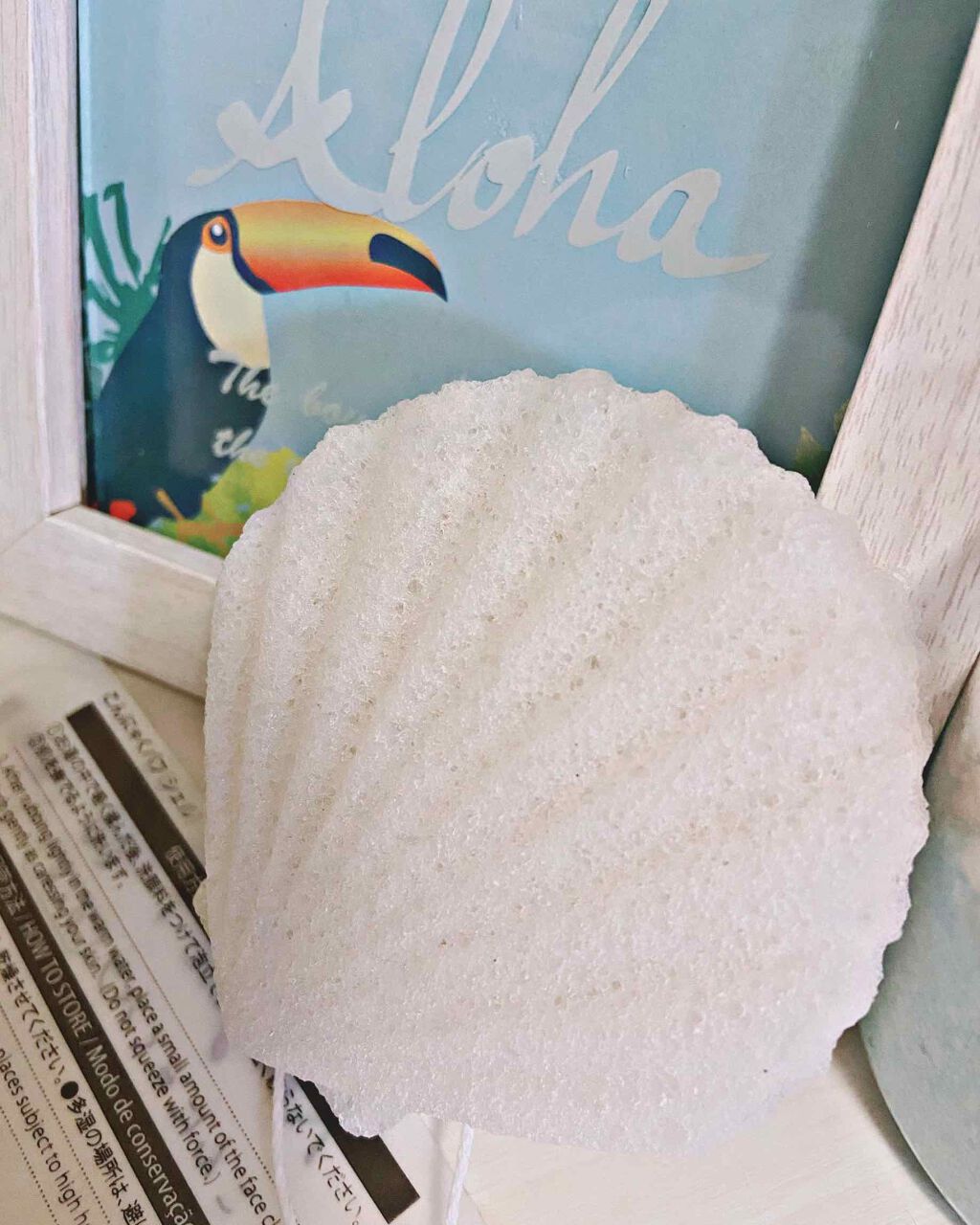 天然こんにゃくパフ/DAISO/その他スキンケアグッズを使ったクチコミ(1枚目)