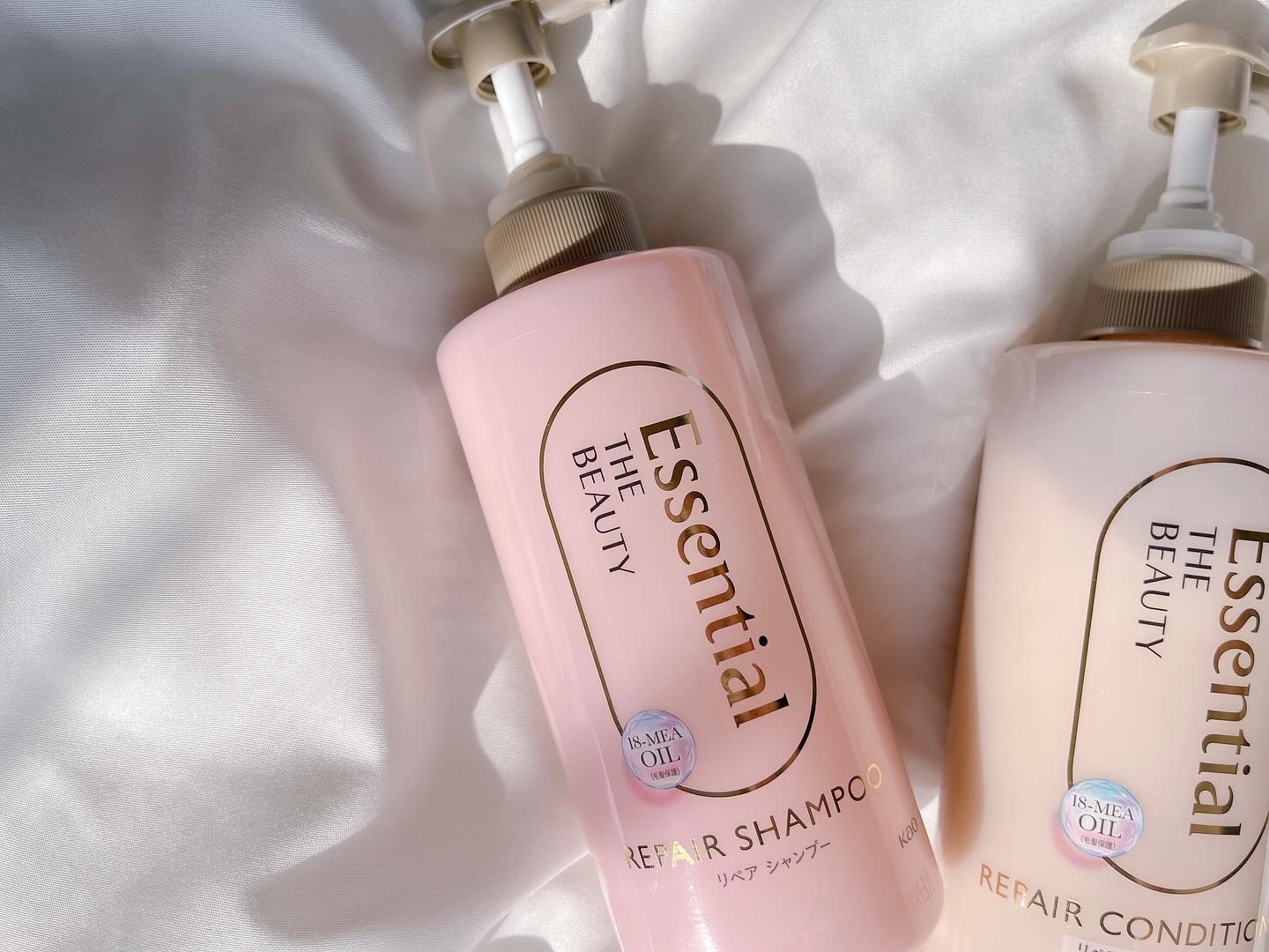 ザビューティ リペアシャンプー・コンディショナー/エッセンシャル/市販シャンプーを使ったクチコミ（2枚目）