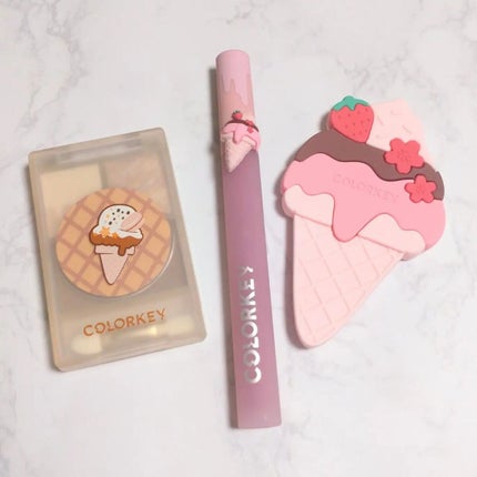 四色アイシャドウパレット/COLORKEY/アイシャドウパレットを使ったクチコミ(1枚目)