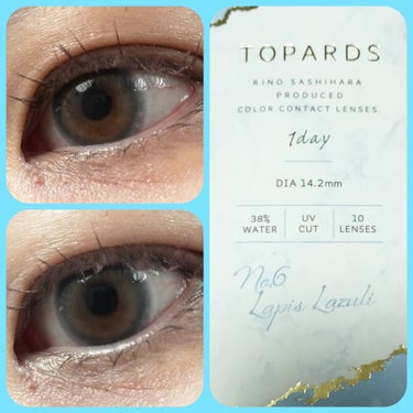TOPARDS 1day/TOPARDS/ワンデー（１DAY）カラコンを使ったクチコミ（3枚目）