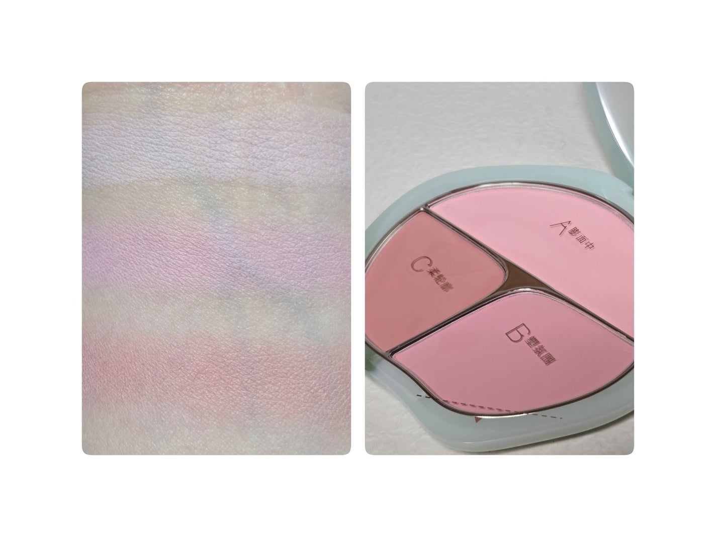 TIMAGE 3色チークパレット/TIMAGE/パウダーチークを使ったクチコミ(3枚目)