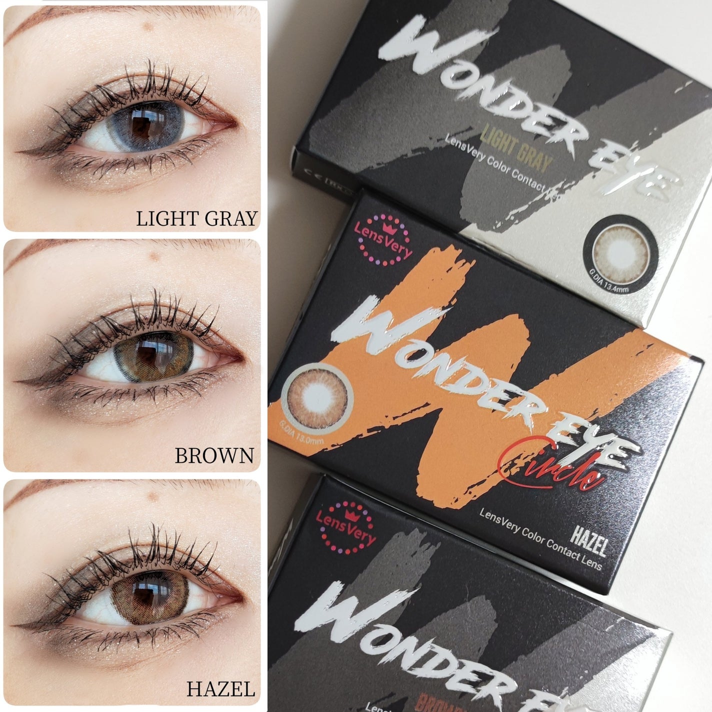 ワンダーアイ/ann365lens/カラーコンタクトレンズを使ったクチコミ(1枚目)