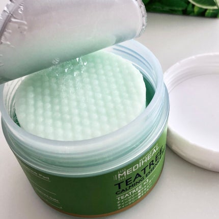 ティーツリーカーミングエッセンスパッド/MEDIHEAL/トナーパッドを使ったクチコミ(3枚目)