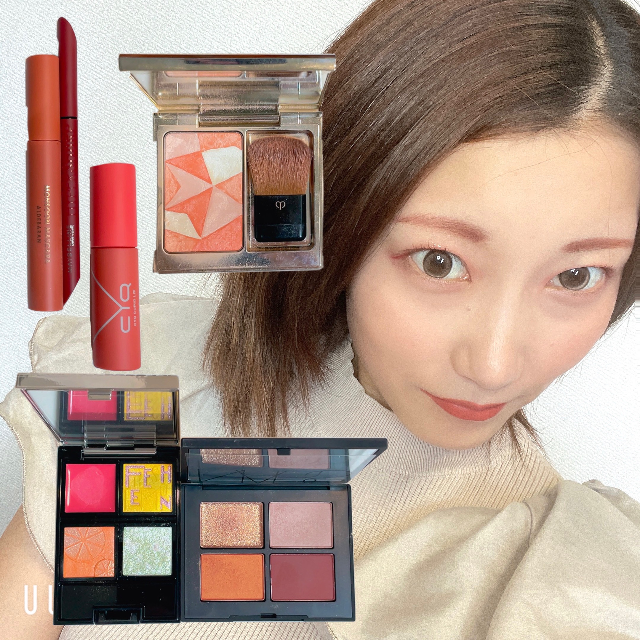 ドラマティックアイカラー (パウダー)/(クリーム)/マキアージュ/アイシャドウパレットを使ったクチコミ（1枚目）