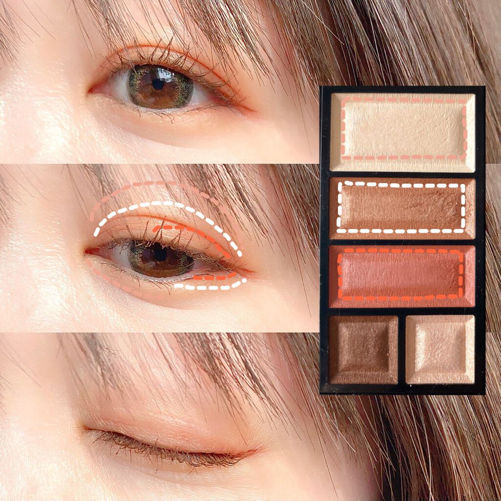 ショコラスウィート アイズ ソフトマット 007 ハニージンジャーショコラ/リンメル ロンドン/アイシャドウパレットを使ったクチコミ（2枚目）