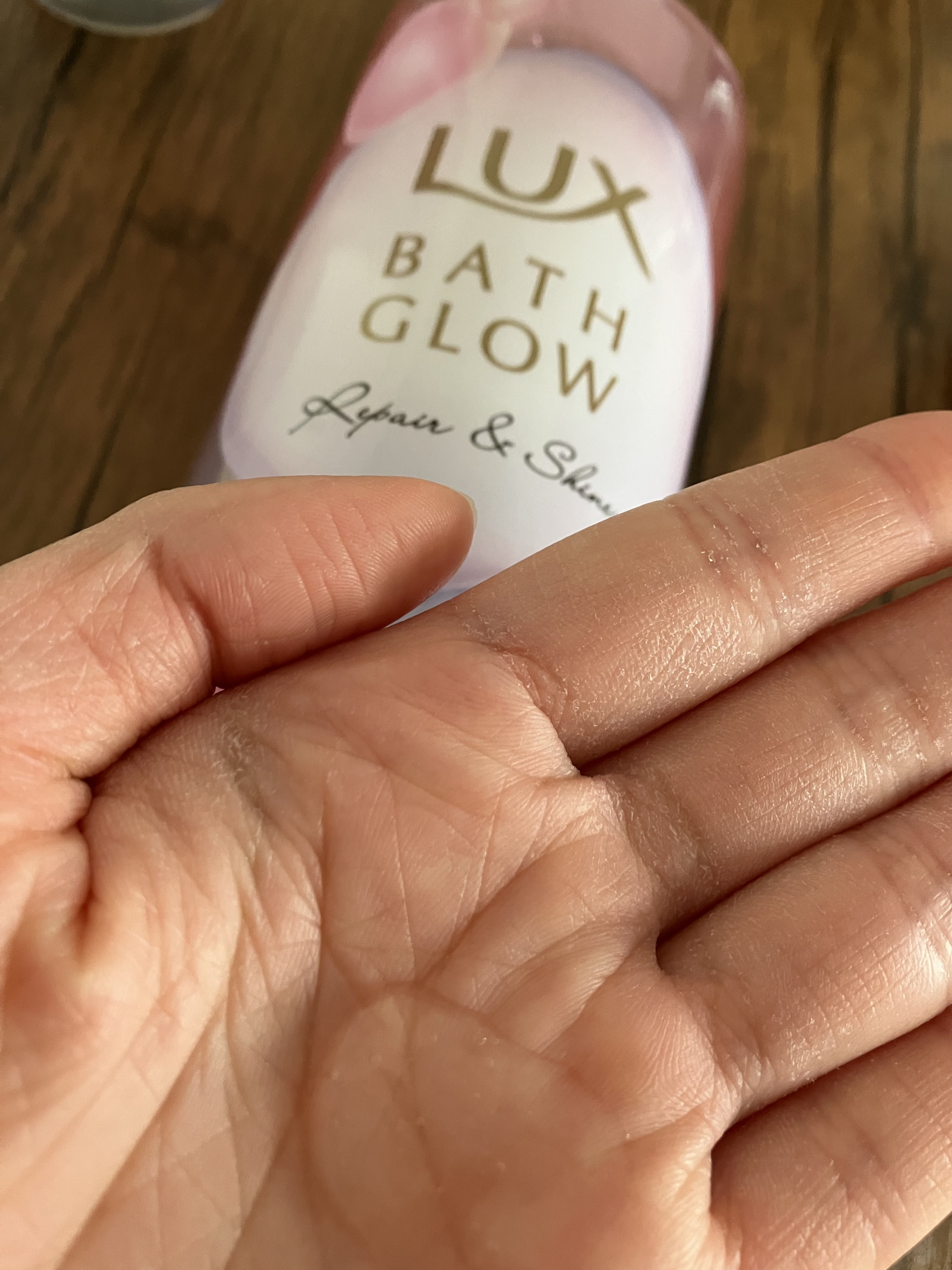 バスグロウ リペア&シャイン シャンプー／トリートメント/LUX/シャンプー・コンディショナーを使ったクチコミ（2枚目）