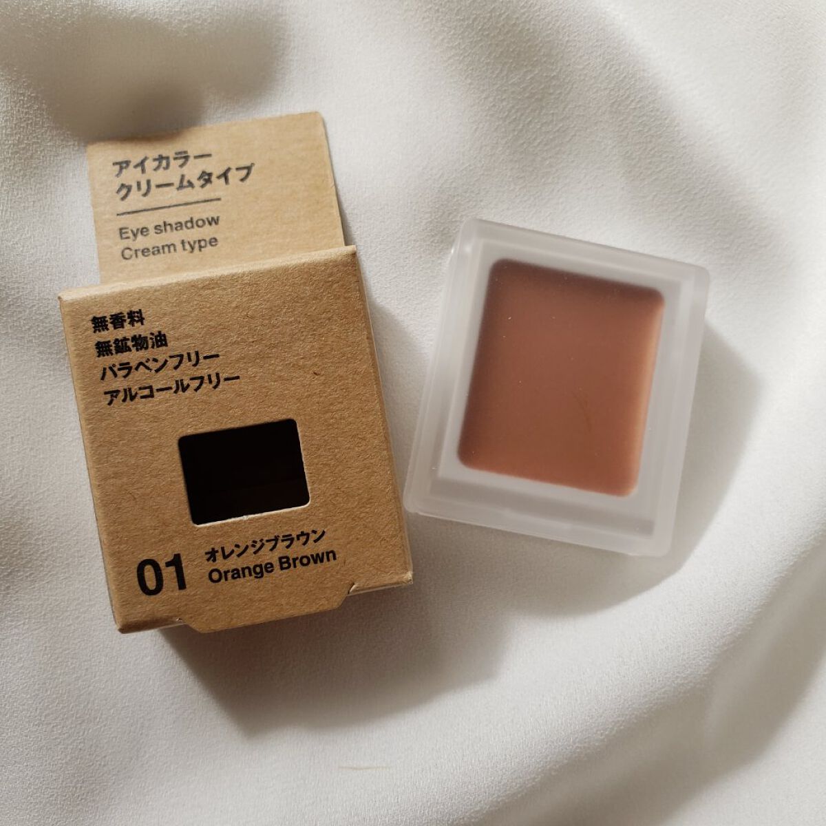 アイカラー クリームタイプ/無印良品/ジェル・クリームアイシャドウを使ったクチコミ(2枚目)