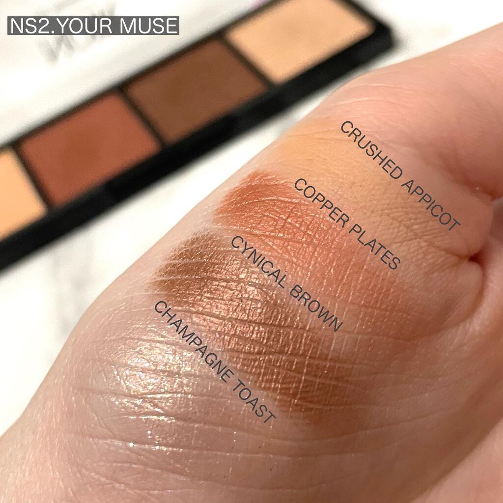 ノワール イン ザ シャドウパレット/MERZY/アイシャドウパレットを使ったクチコミ(7枚目)