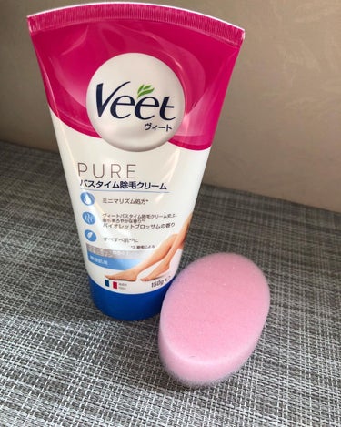 ヴィートピュアバスタイム除毛クリーム 敏感肌用/Veet/除毛クリームを使ったクチコミ（2枚目）