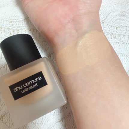 (旧)アンリミテッド ラスティング フルイド/shu uemura/リキッドファンデーションを使ったクチコミ(3枚目)