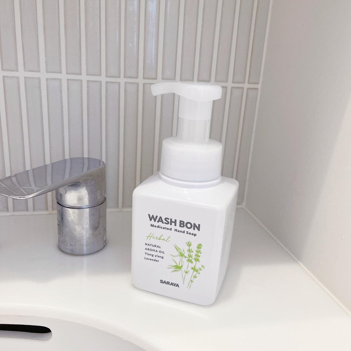 ウォシュボン ハーバル薬用ハンドソープ/サラヤ/ハンドソープを使ったクチコミ(2枚目)