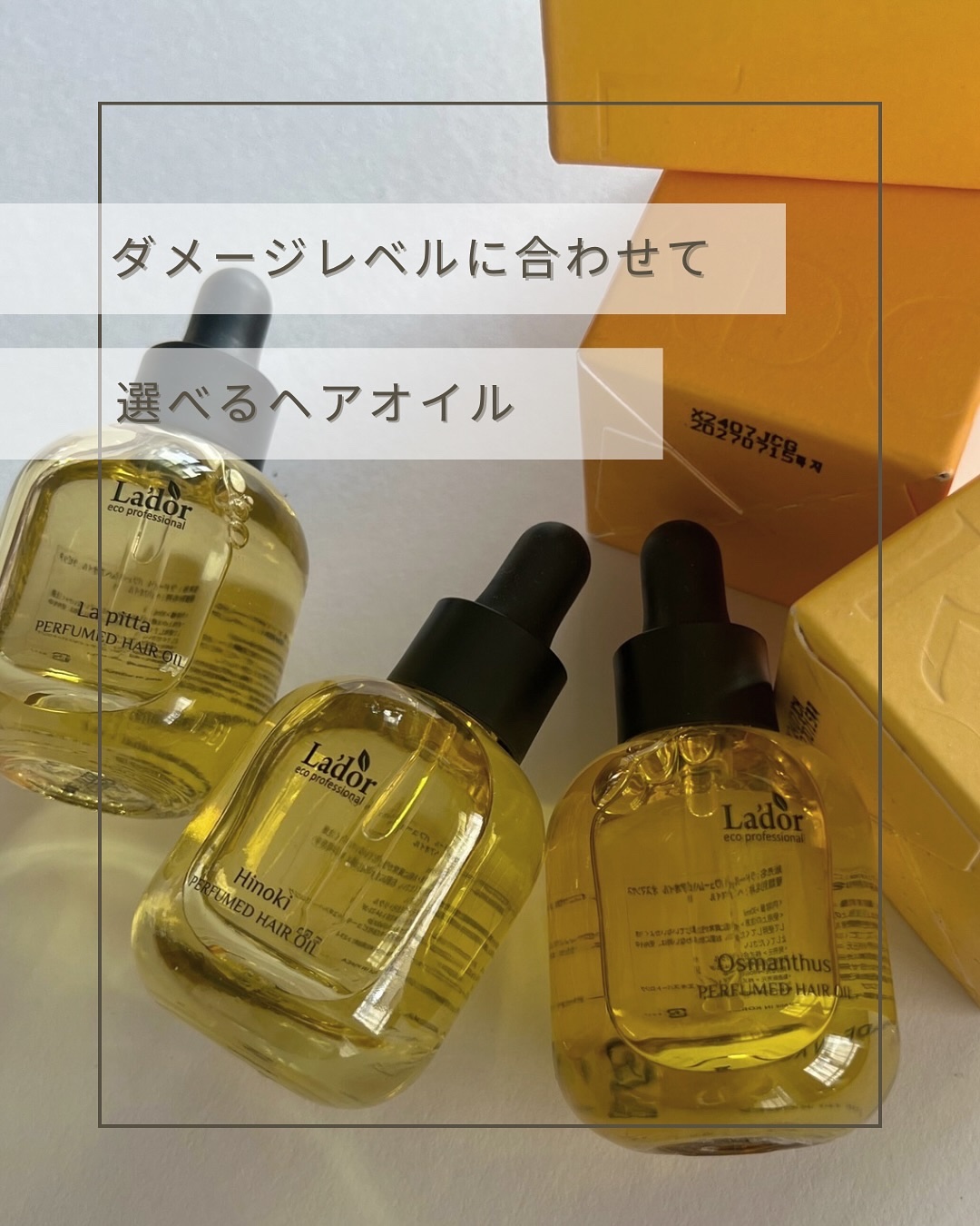 パフュームヘアオイル ラピタ/La'dor/ヘアオイルを使ったクチコミ（1枚目）