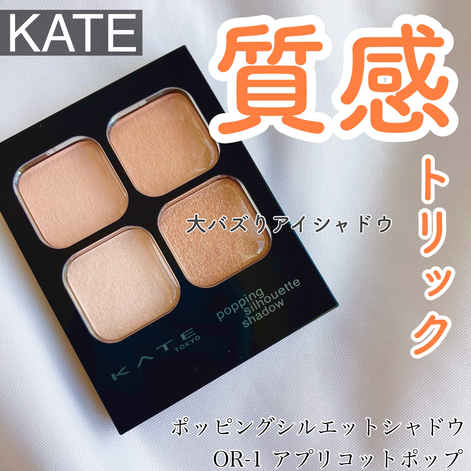 ケイト ポッピングシルエットシャドウ/KATE/アイシャドウパレットを使ったクチコミ（1枚目）