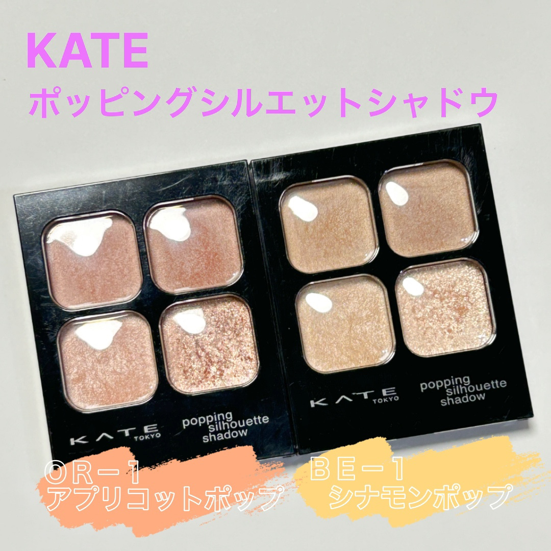 ケイト ポッピングシルエットシャドウ/KATE/アイシャドウパレットを使ったクチコミ（2枚目）