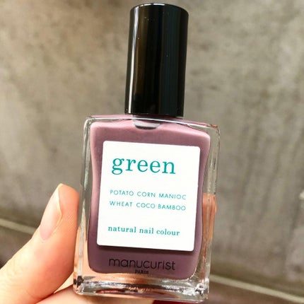 グリーン ナチュラルネイルカラー/manucurist/マニキュアを使ったクチコミ(3枚目)