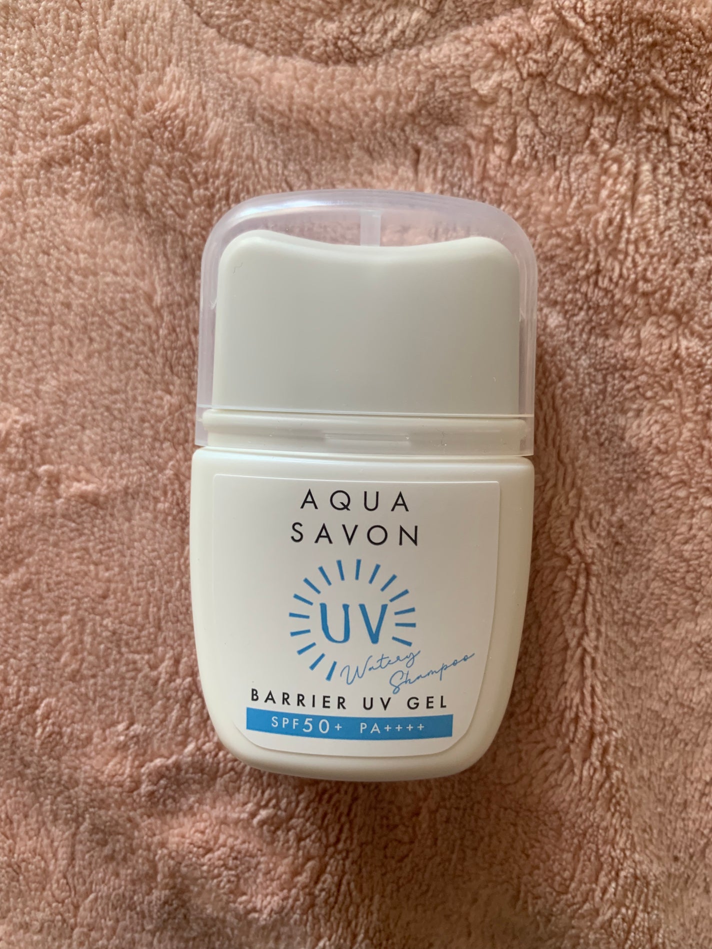 UVジェル ウォータリーシャンプーの香り/アクアシャボン/日焼け止めジェルを使ったクチコミ(2枚目)