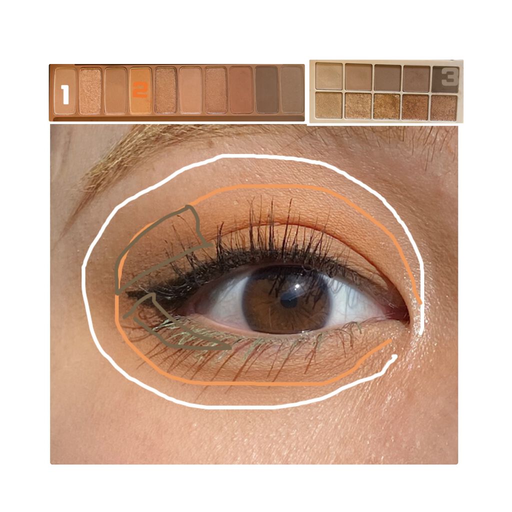 プロ アイ パレット/CLIO/アイシャドウパレットを使ったクチコミ（3枚目）