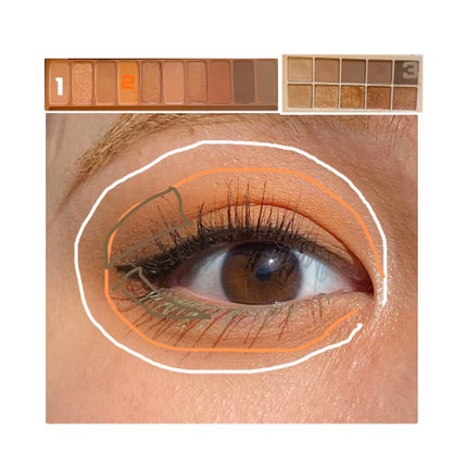 プレイカラー アイシャドウ/ETUDE/アイシャドウパレットを使ったクチコミ(3枚目)