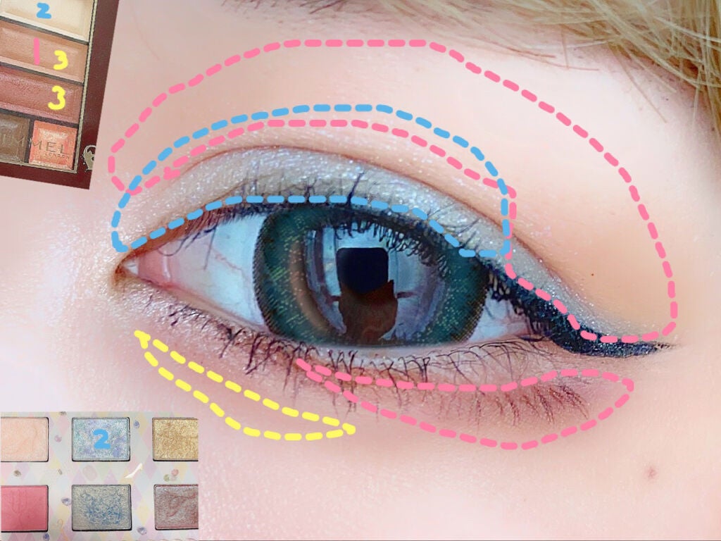 ショコラスウィート アイズ ソフトマット/リンメル ロンドン/アイシャドウパレットを使ったクチコミ(2枚目)