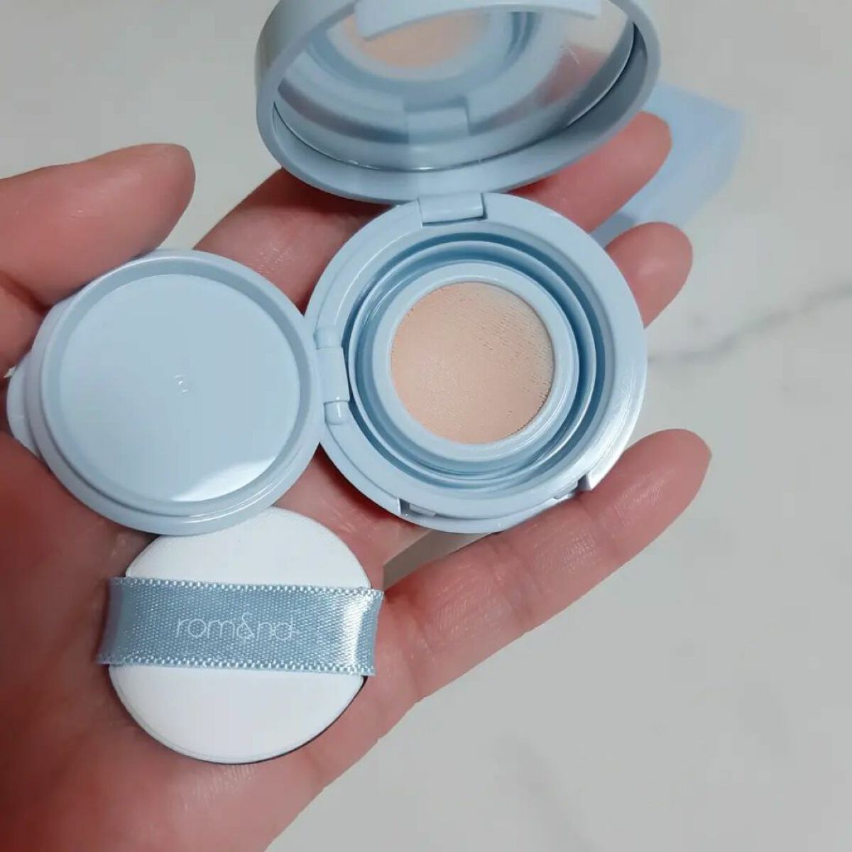 ベアウォータークッション/rom&nd/クッションファンデーションを使ったクチコミ(2枚目)