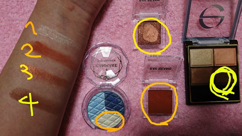 スキニーリッチシャドウ/excel/アイシャドウパレットを使ったクチコミ(2枚目)