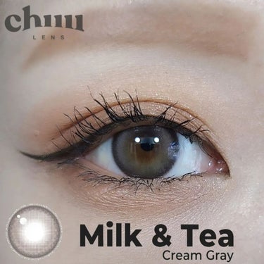 Milk&Tea/chuu LENS/カラーコンタクトレンズを使ったクチコミ（1枚目）