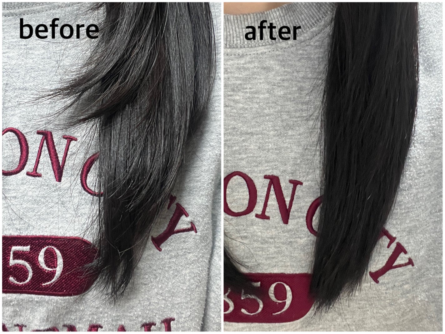 ミルクプロテインインテンシブヘアオイル/odiD/ヘアオイルを使ったクチコミ(3枚目)