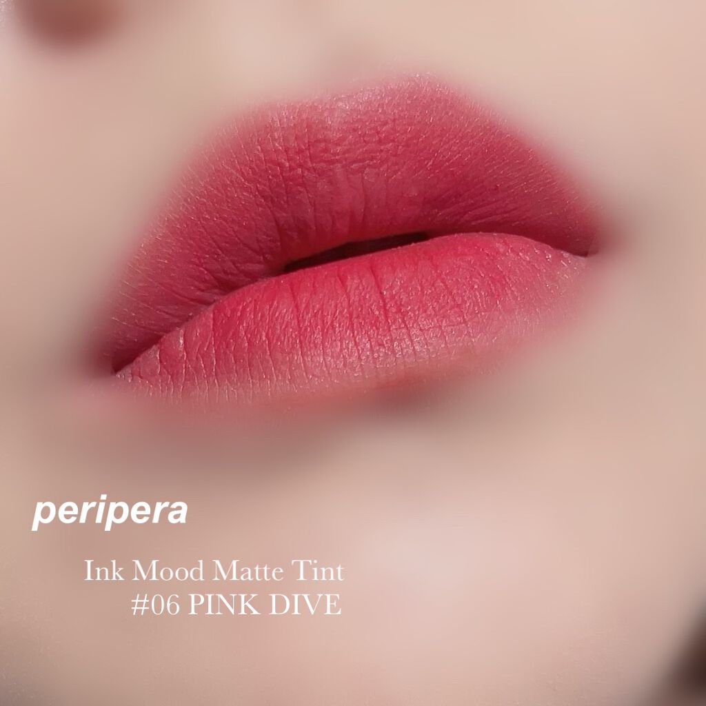 インク ムード マット ティント/PERIPERA/リップティントを使ったクチコミ(2枚目)