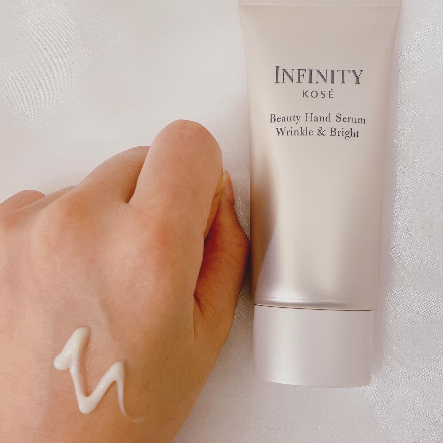 インフィニティ　ビューティーハンドセラム リンクル＆ブライト [医薬部外品]/インフィニティ/ハンドクリームを使ったクチコミ（3枚目）