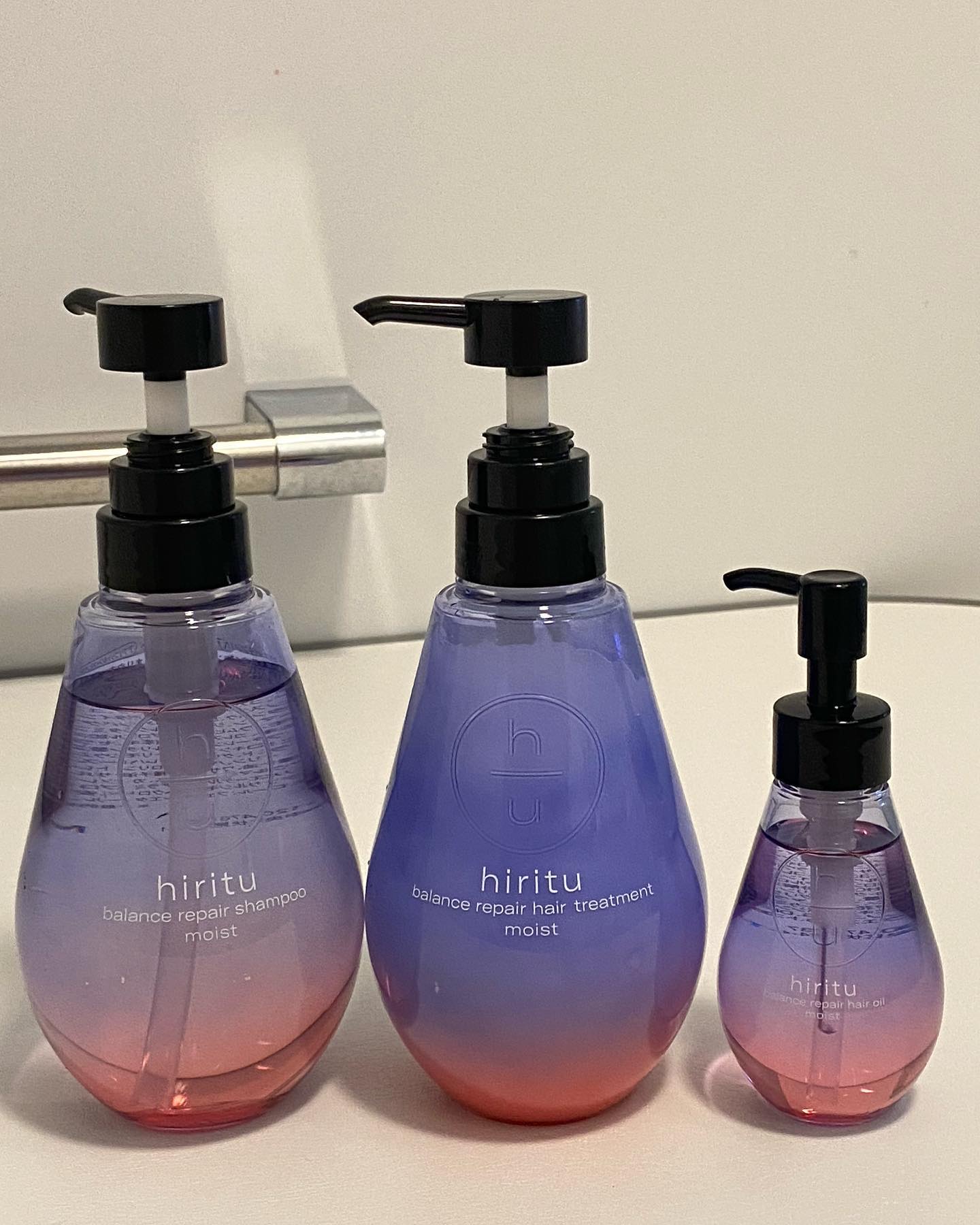 バランスリペア シャンプー/ヘアトリートメント モイスト/hiritu/市販シャンプーを使ったクチコミ（1枚目）