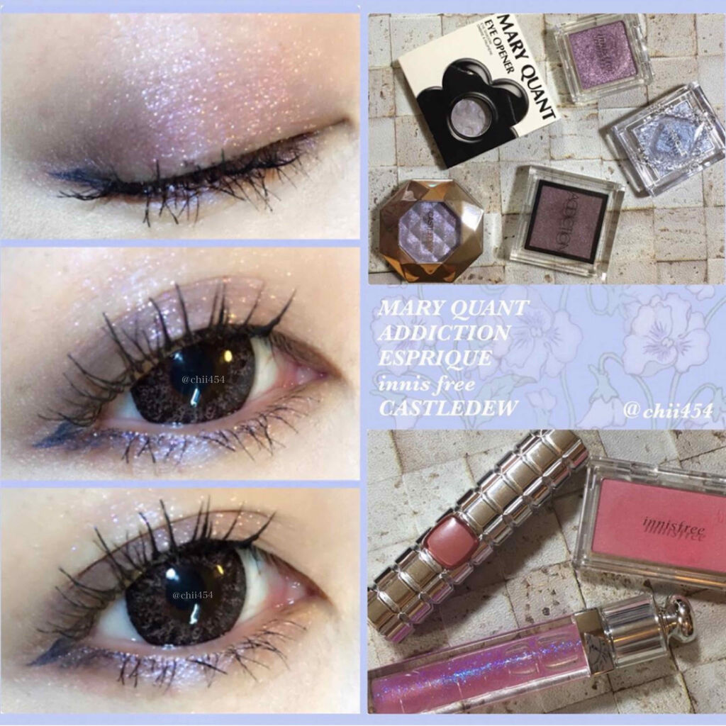 エクストリームパールアイズ/キャッスルデュー(CASTLEDEW)/単色アイシャドウを使ったクチコミ（1枚目）