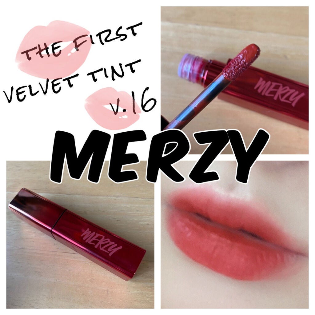 ザ ファースト ベルベット ティント シーズン3/MERZY/リップティントを使ったクチコミ(1枚目)