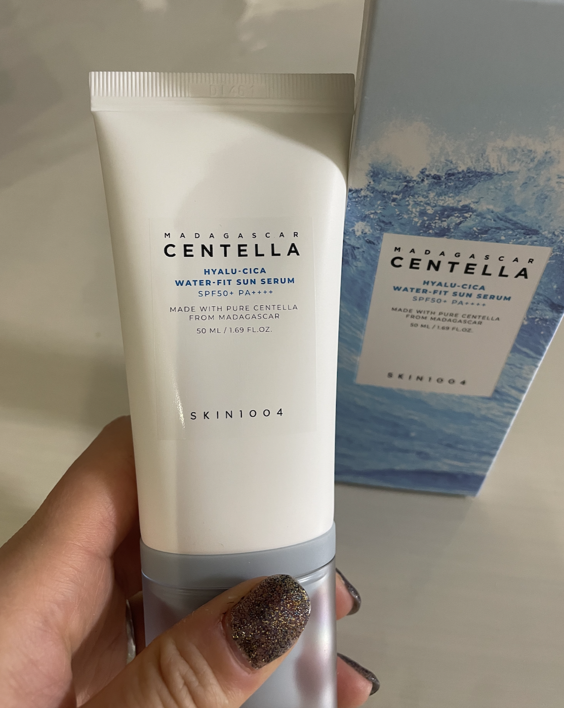 ヒアルーシカ ウォーターフィット サンセラム/SKIN1004/日焼け止めローションを使ったクチコミ（1枚目）