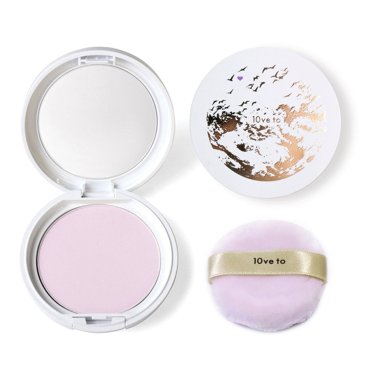 10ve to UVパウダー ラベンダー ケース付き10g