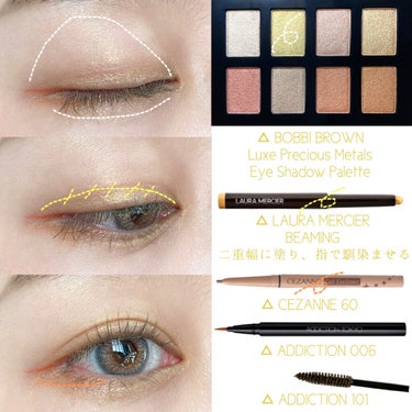 リュクス プレシャス メタルズ アイシャドウ パレット/BOBBI BROWN/アイシャドウパレットを使ったクチコミ（2枚目）