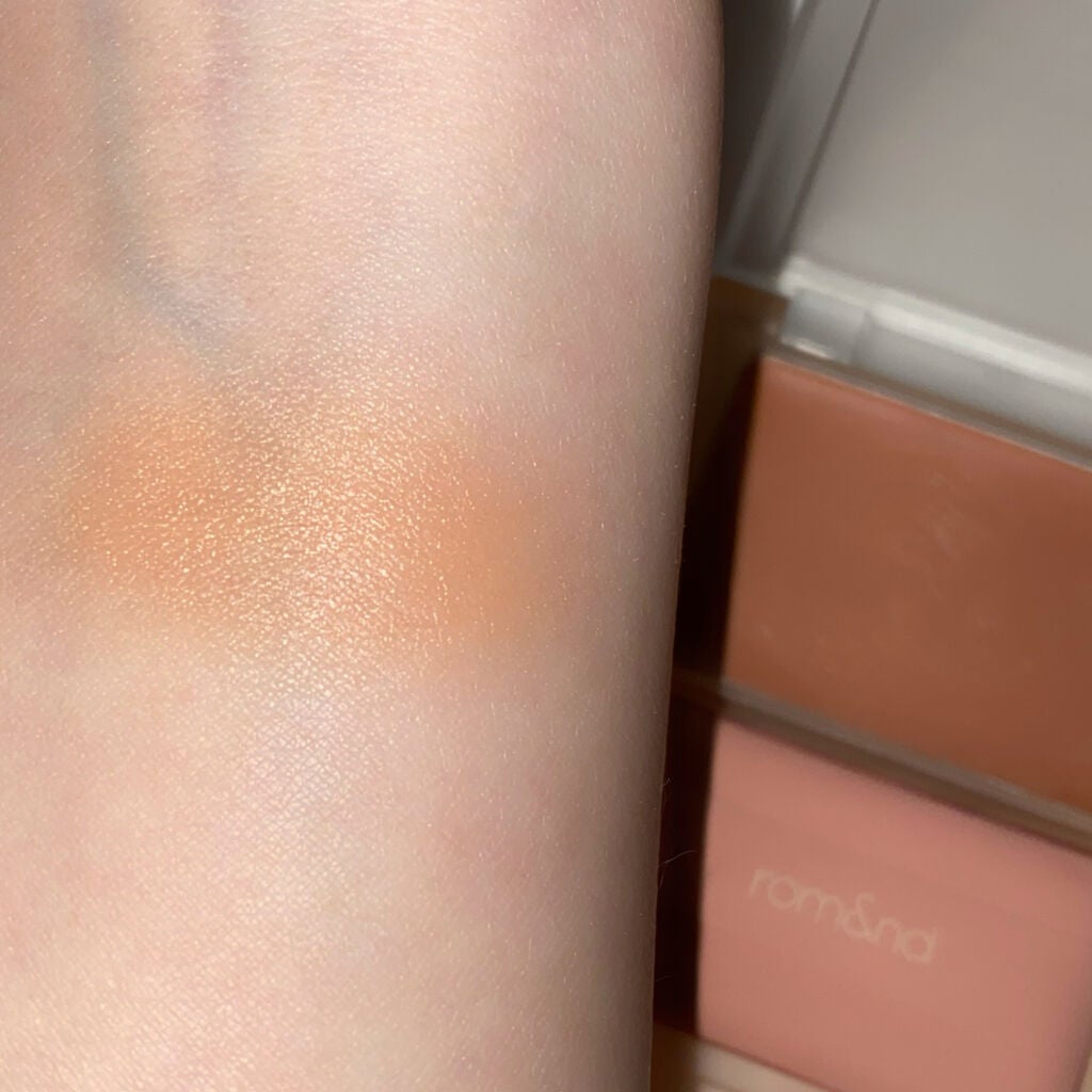 シースルーメルティングチーク/rom&nd/ジェル・クリームチークを使ったクチコミ(3枚目)