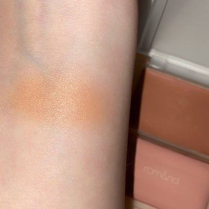 シースルーメルティングチーク/rom&nd/ジェル・クリームチークを使ったクチコミ(3枚目)