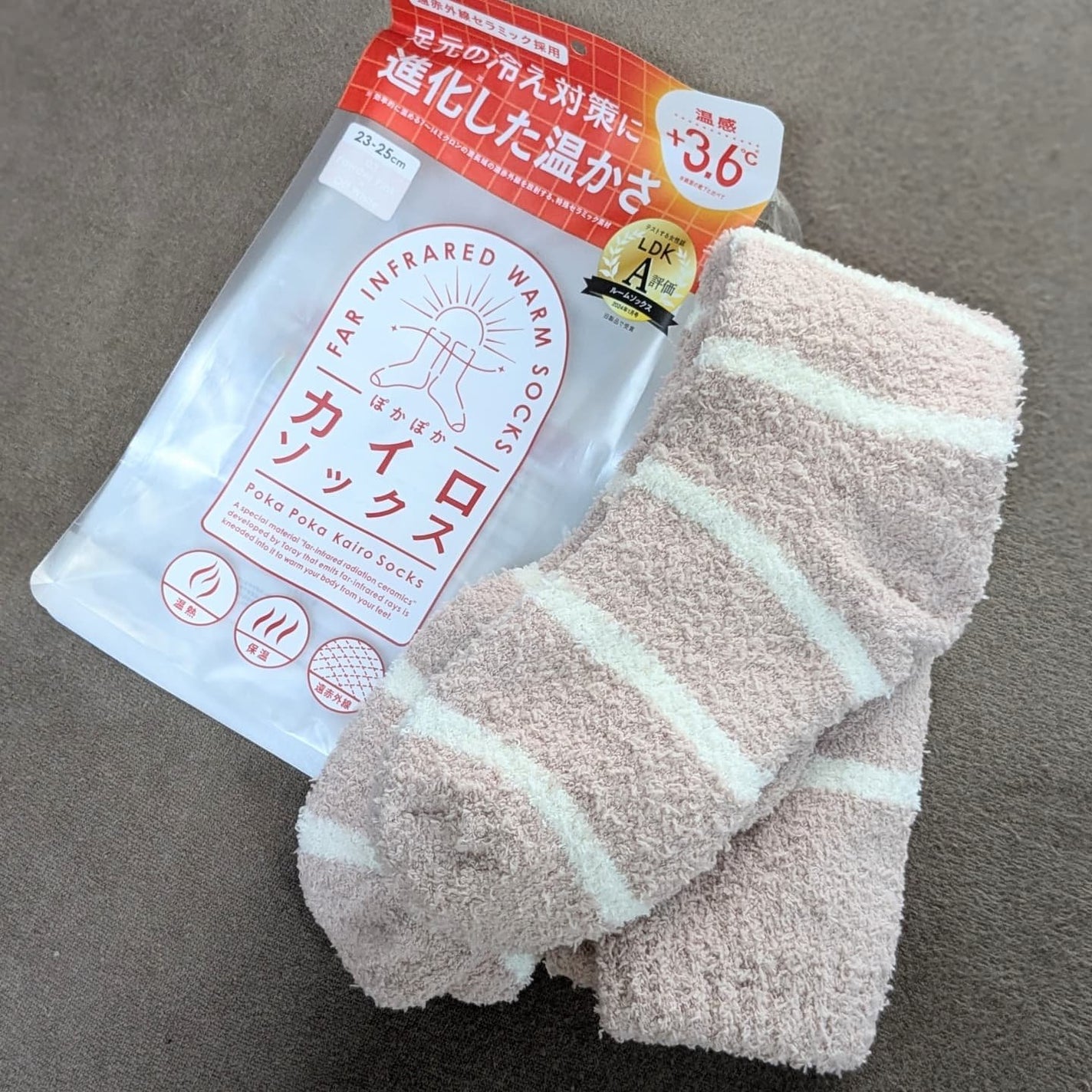 ぽかぽかカイロソックス/カイロソックス/暖かい靴下を使ったクチコミ(3枚目)