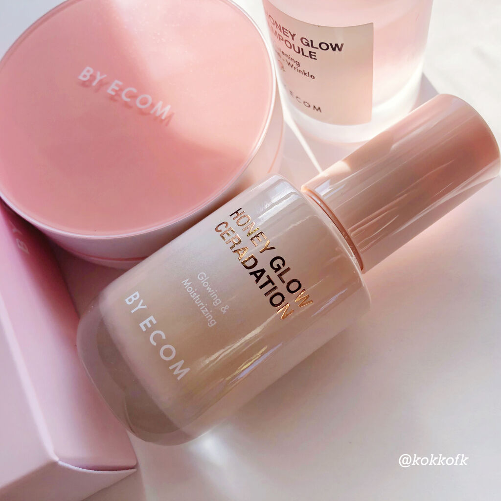 Honey Glow ceradation/BY ECOM/リキッドファンデーションを使ったクチコミ（1枚目）
