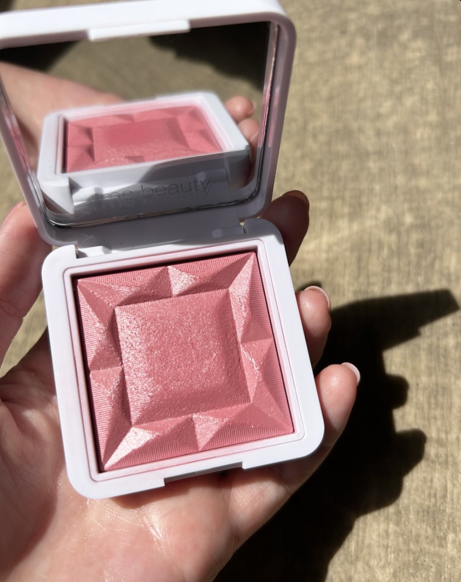 ハイドラパウダーブラッシュ フレンチローズ/rms beauty/パウダーチークを使ったクチコミ（2枚目）