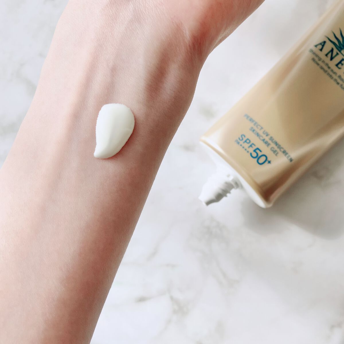 パーフェクトUV スキンケアジェル N/アネッサ/日焼け止め・UVケアを使ったクチコミ（3枚目）