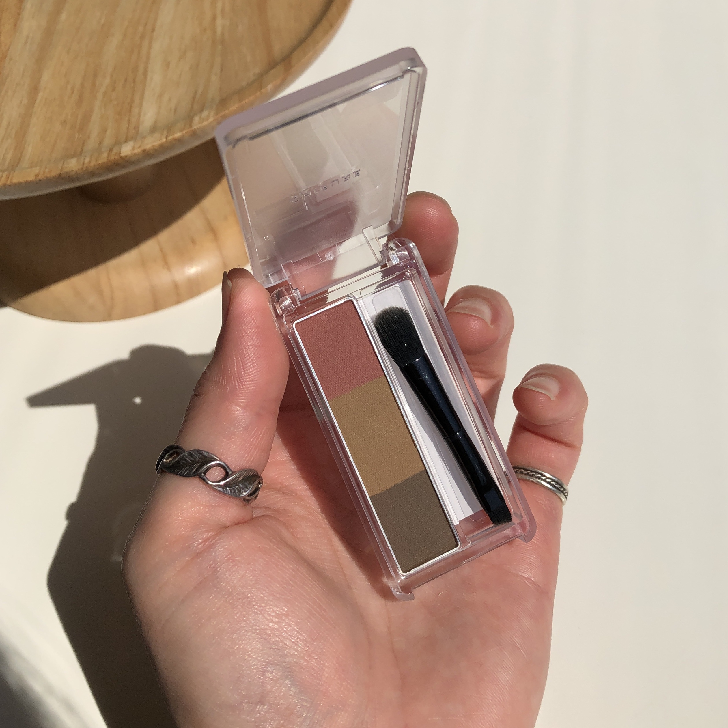 アイブロー パウダー/ちふれ/パウダーアイブロウを使ったクチコミ（1枚目）