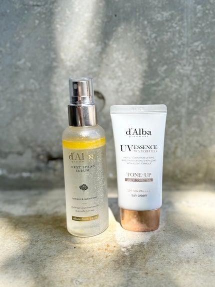 ウォータフルトーンアップサンクリーム/ダルバ/日焼け止めクリームを使ったクチコミ(2枚目)