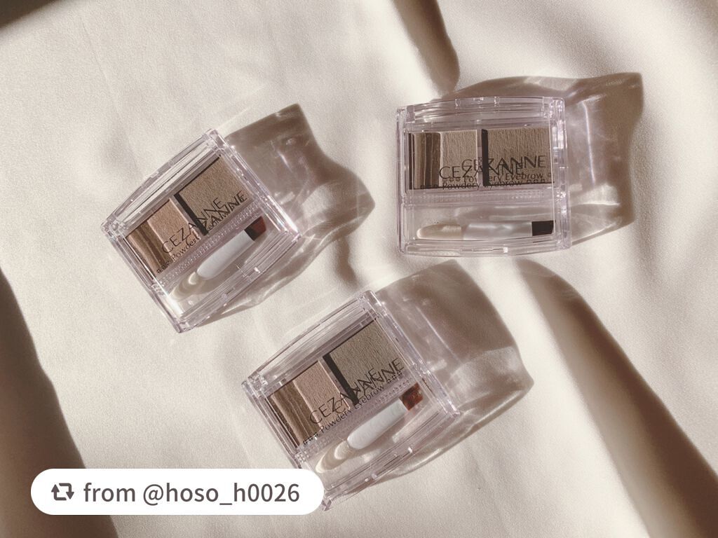 パウダリーアイブロウ/CEZANNE/パウダーアイブロウを使ったクチコミ(2枚目)