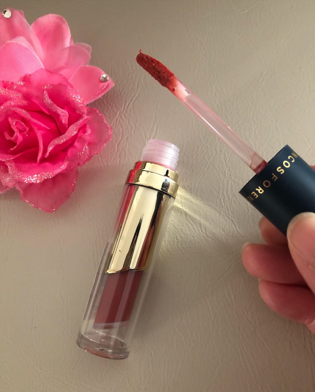 タトゥーベルベットティント/フォレンコス/リップティントを使ったクチコミ（2枚目）