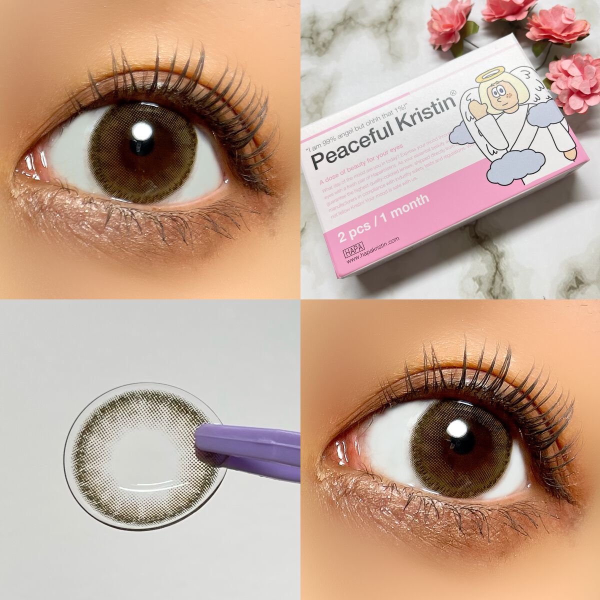 OMG kristin/Hapa kristin/カラーコンタクトレンズを使ったクチコミ(5枚目)