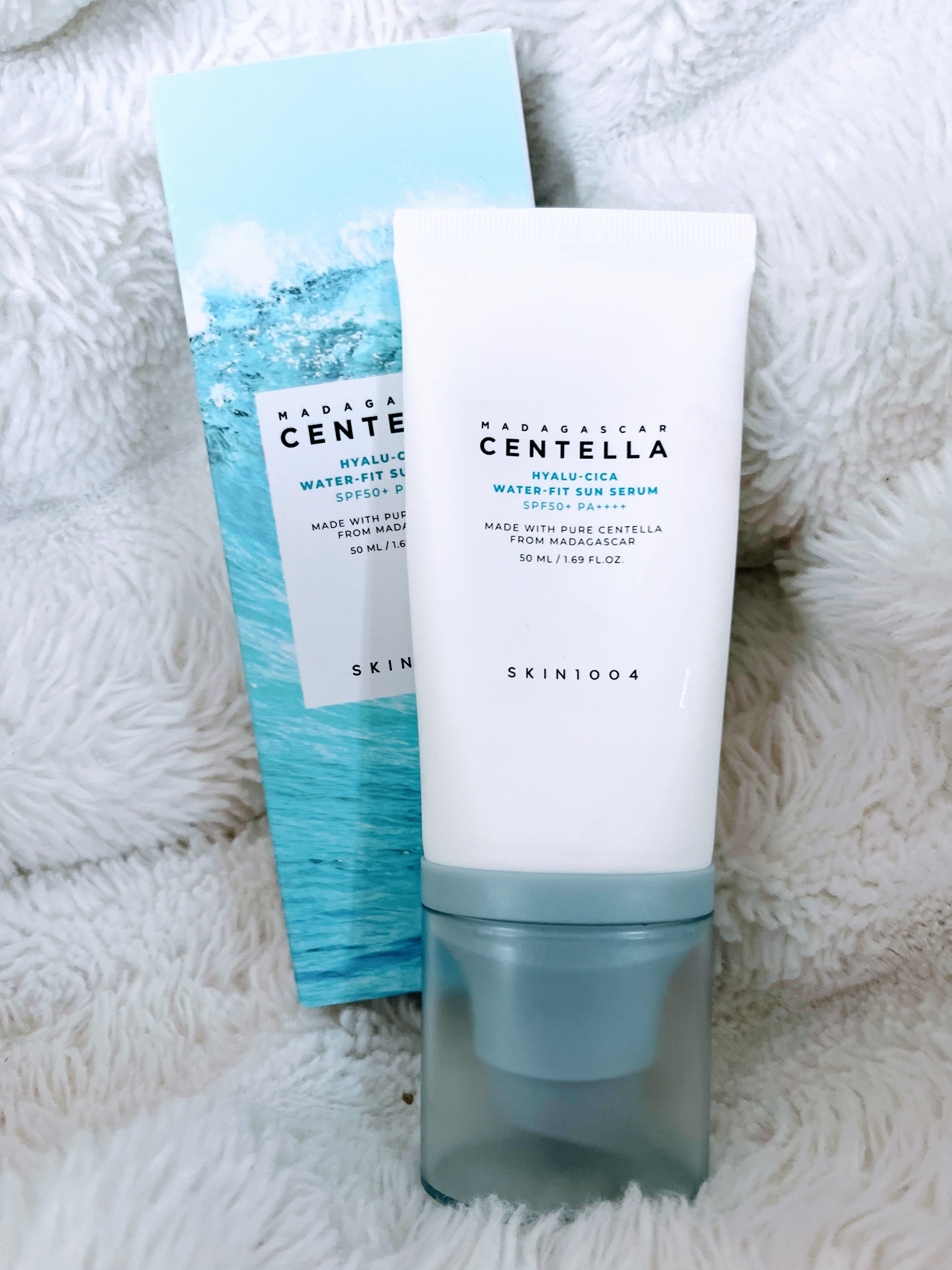 ヒアルーシカ ウォーターフィット サンセラム/SKIN1004/日焼け止めローションを使ったクチコミ（1枚目）